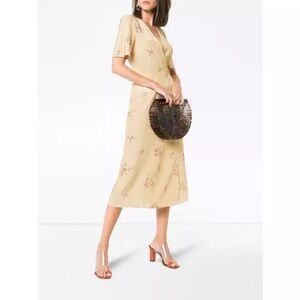 Reformation Silk Jensen Dress in Dallas, Size: L (Original Price: $278.00)
